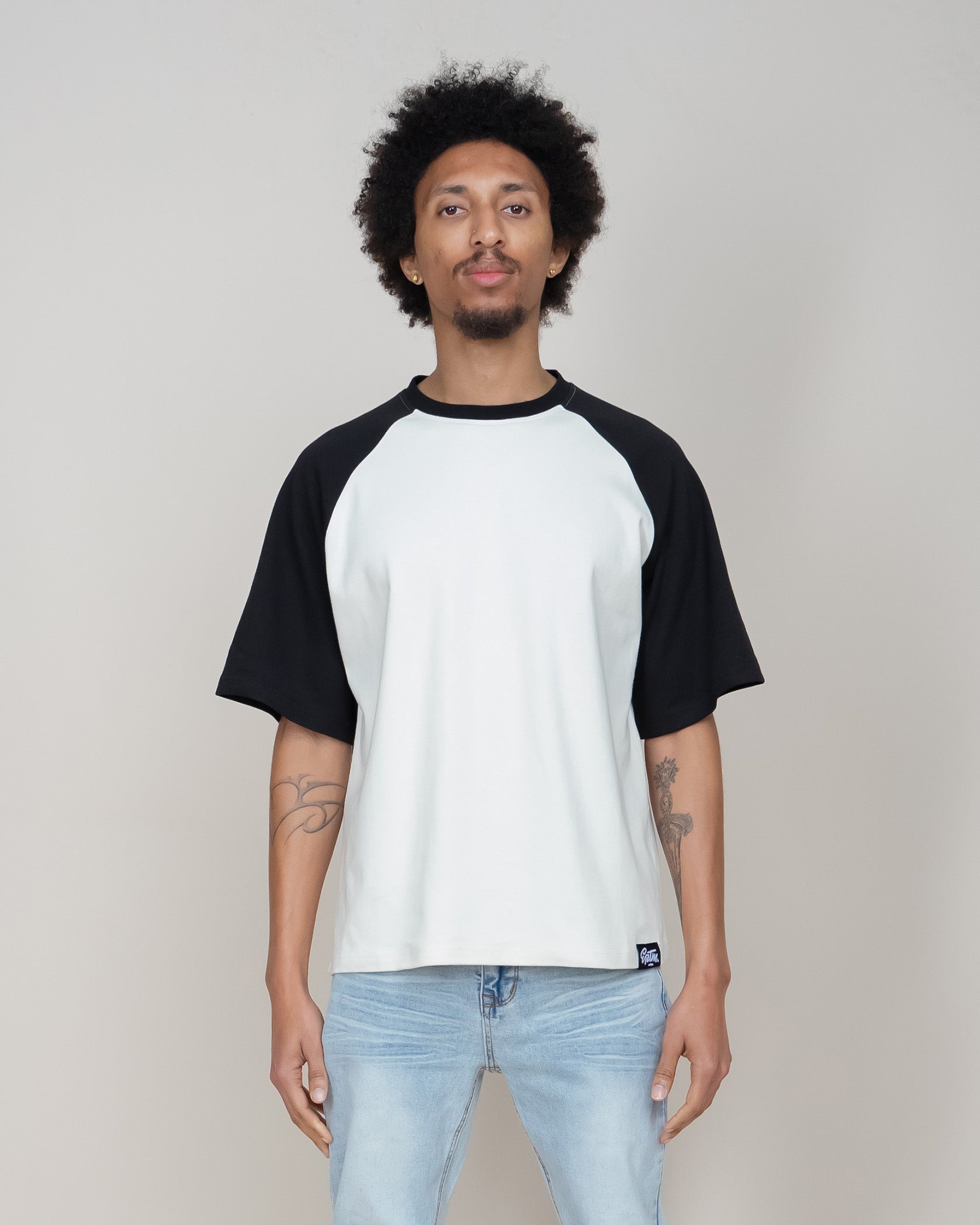 EPTM Boxy Raglan Tee - Black EPTM Boxy Raglan Tee - Black