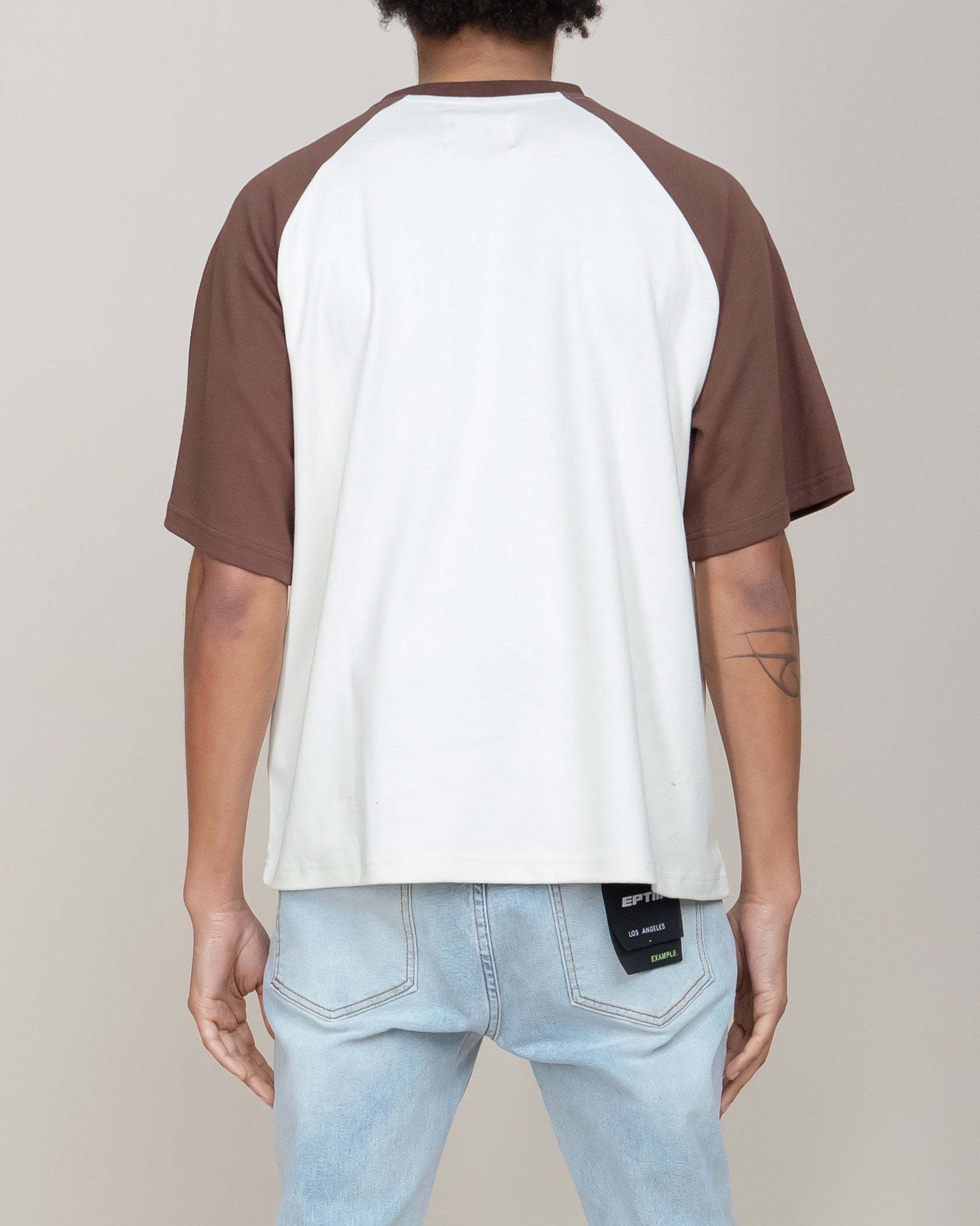 EPTM Boxy Raglan Tee - Brown EPTM Boxy Raglan Tee - Brown