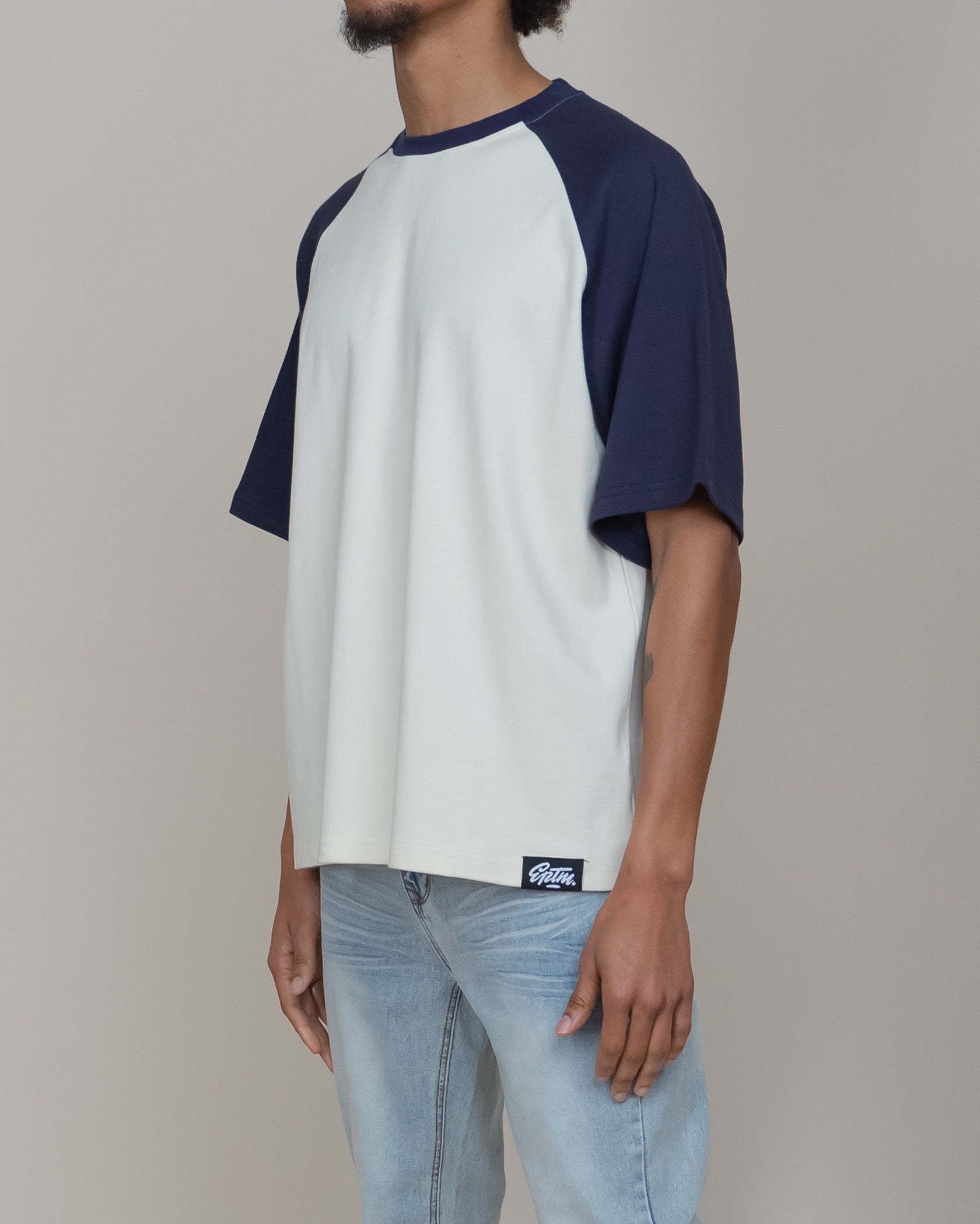 EPTM Boxy Raglan Tee - Navy EPTM Boxy Raglan Tee - Navy
