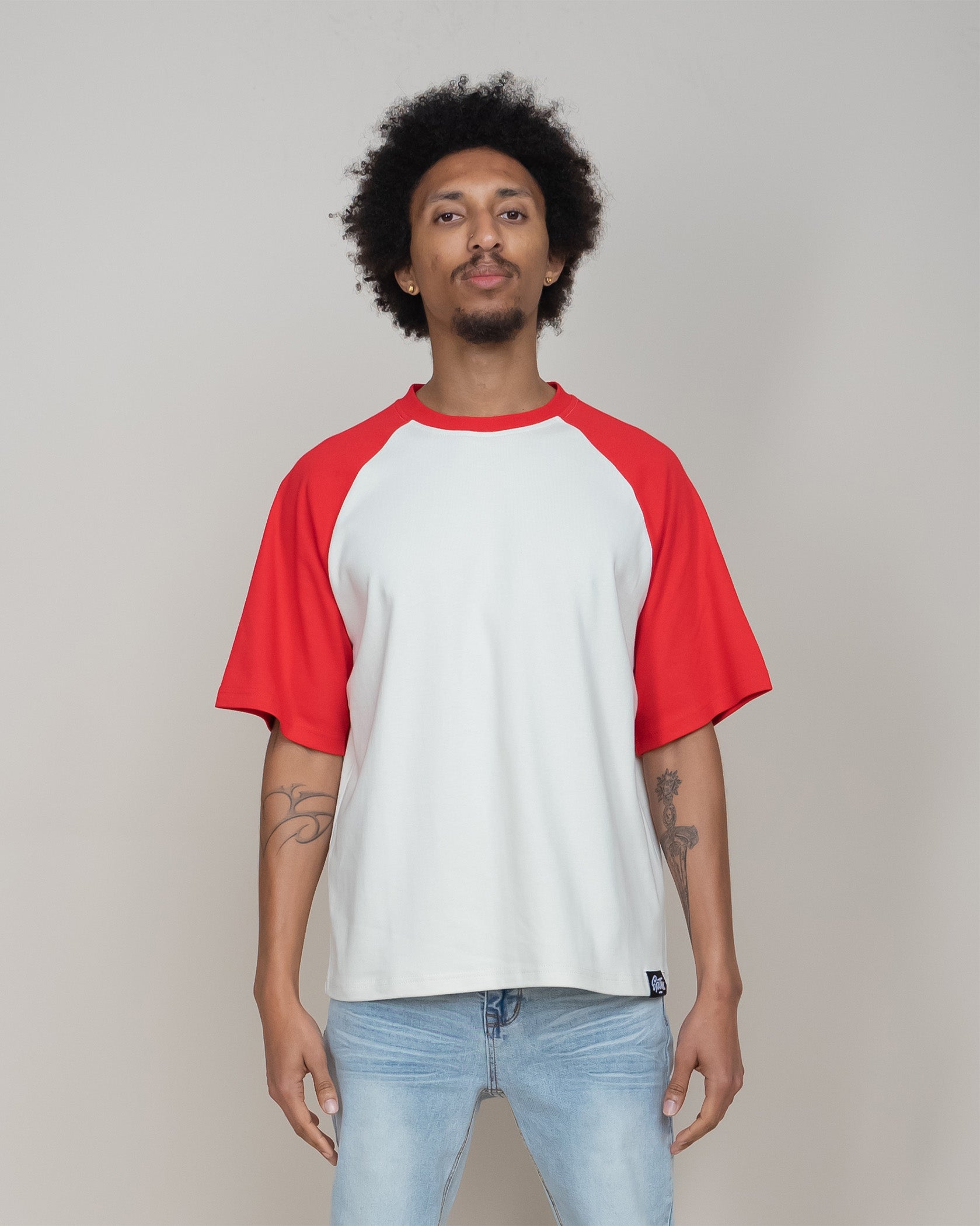 EPTM Boxy Raglan Tee - Red EPTM Boxy Raglan Tee - Red