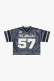 Raid Cropped Jersey Navy Raid Cropped Jersey Navy