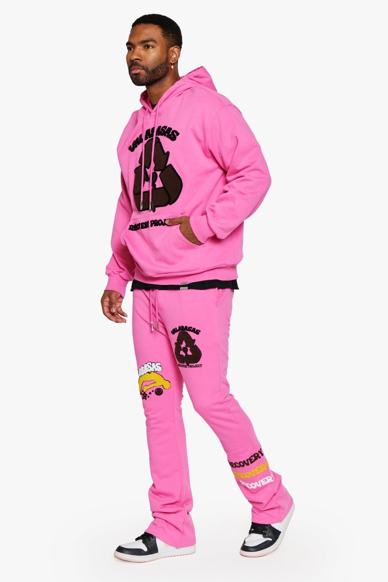 "RECOVERY PROJECT" FLEECE SET CARMINE ROSE "RECOVERY PROJECT" FLEECE SET CARMINE ROSE