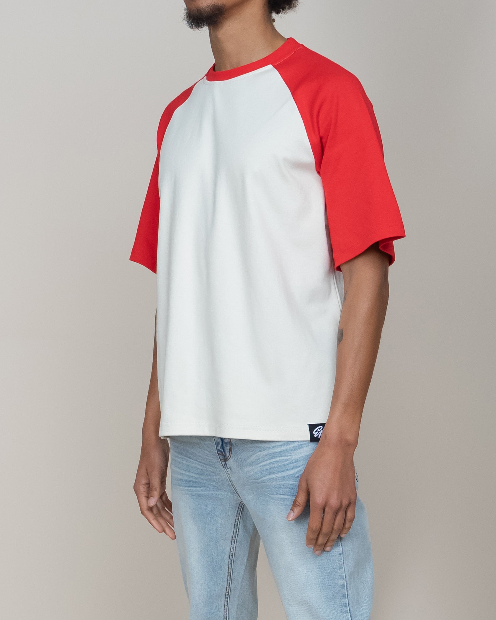 EPTM Boxy Raglan Tee - Red EPTM Boxy Raglan Tee - Red