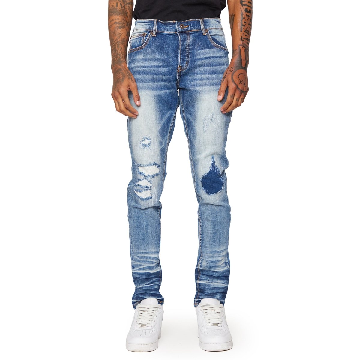 “RIVAL” SKINNY JEAN AZZURRO “RIVAL” SKINNY JEAN AZZURRO