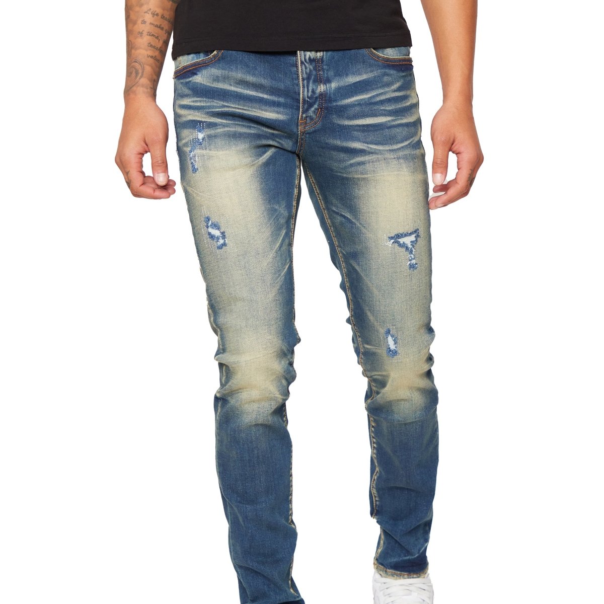 “RONAN” SKINNY JEAN VINTAGE BLUE “RONAN” SKINNY JEAN VINTAGE BLUE