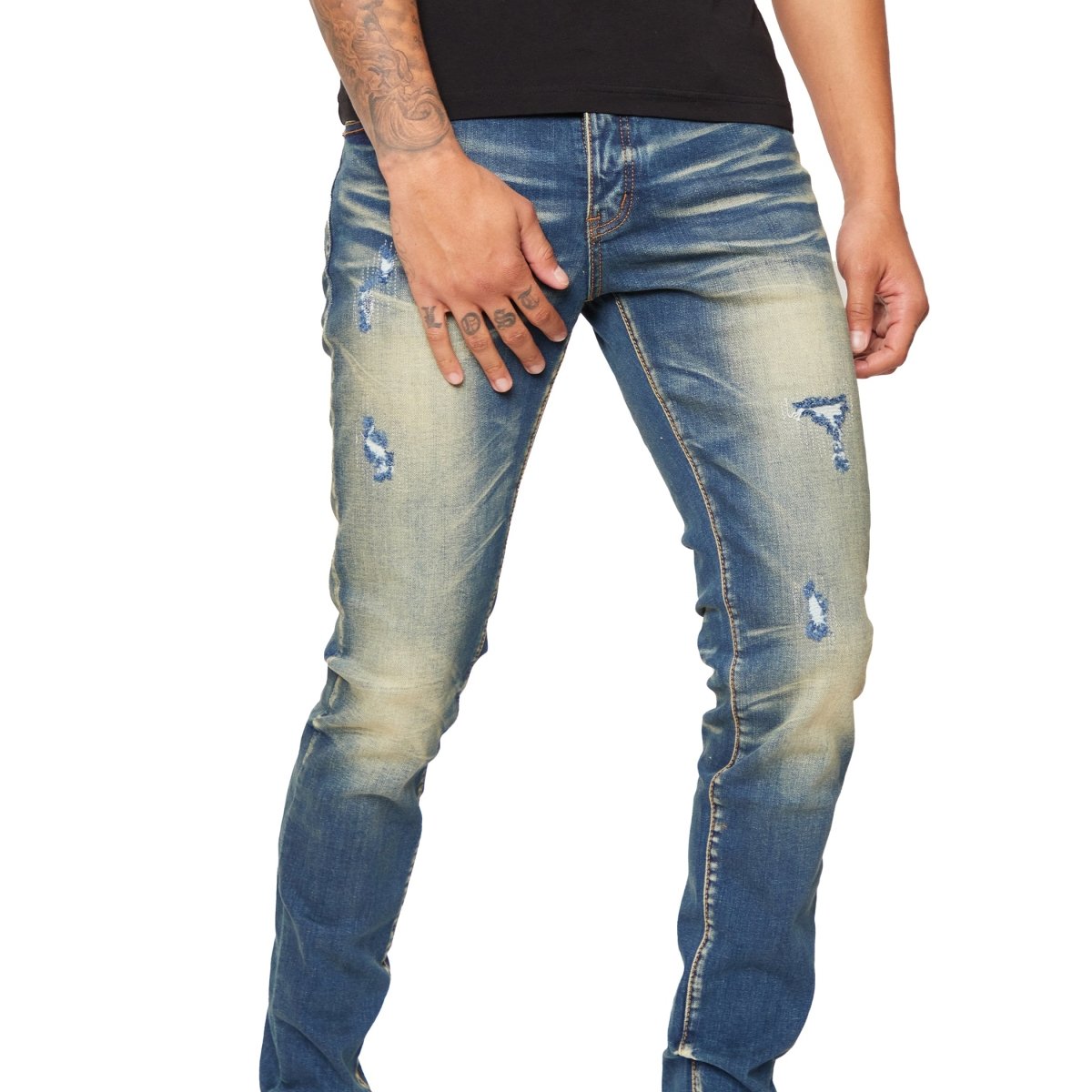 “RONAN” SKINNY JEAN VINTAGE BLUE “RONAN” SKINNY JEAN VINTAGE BLUE