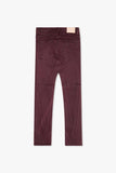 "RUNNER" SKINNY DENIM BURGUNDY "RUNNER" SKINNY DENIM BURGUNDY