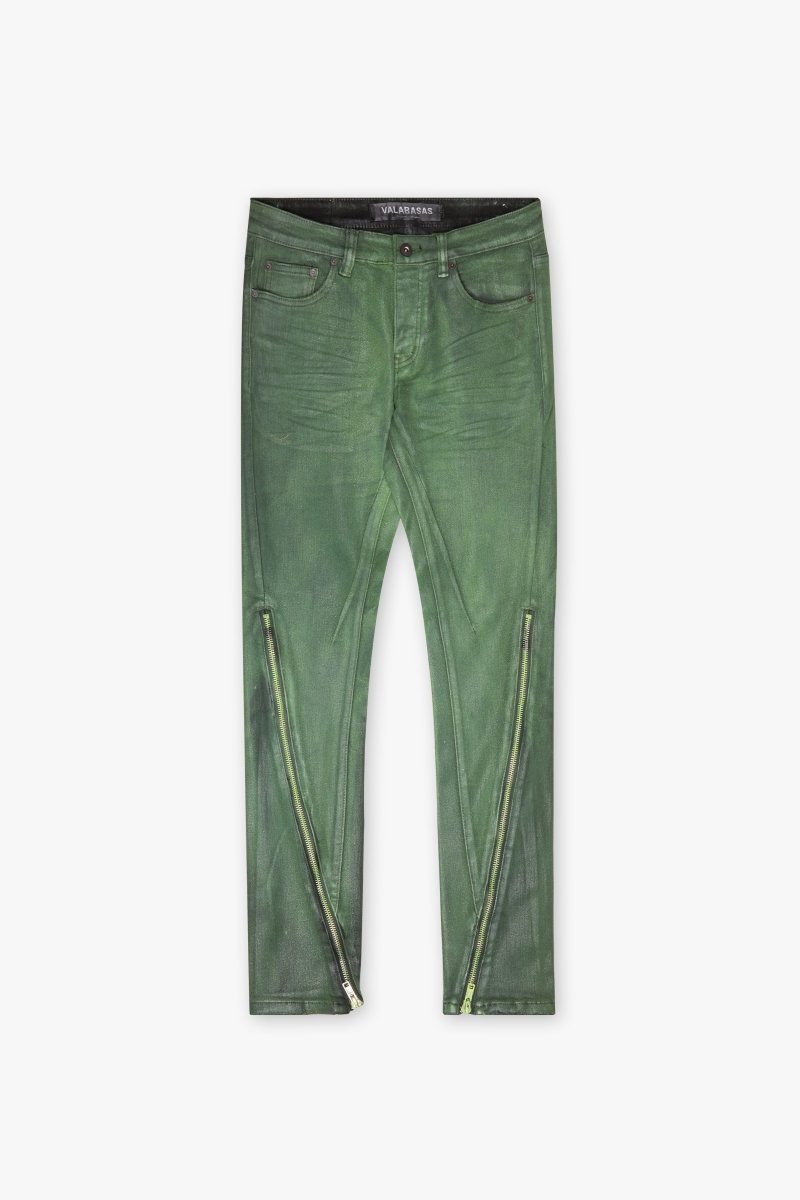 "RUNNER" SKINNY DENIMGREEN "RUNNER" SKINNY DENIMGREEN