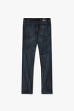 "RUNNER"SKINNY JEAN BLACK BLUE WAXED "RUNNER"SKINNY JEAN BLACK BLUE WAXED