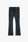 "RUNNER"SKINNY JEAN BLACK BLUE WAXED "RUNNER"SKINNY JEAN BLACK BLUE WAXED
