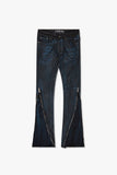 "RUNNER"SKINNY JEAN BLACK BLUE WAXED "RUNNER"SKINNY JEAN BLACK BLUE WAXED