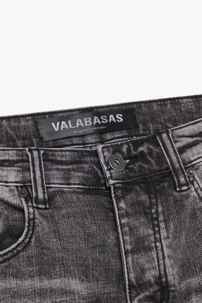 "RYZE" STRAIGHT JEAN GREY WASH "RYZE" STRAIGHT JEAN GREY WASH