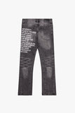 "RYZE" STRAIGHT JEAN GREY WASH "RYZE" STRAIGHT JEAN GREY WASH
