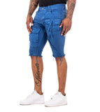 "SANTORINI” DENIM SHORTS BLUE REALE "SANTORINI” DENIM SHORTS BLUE REALE