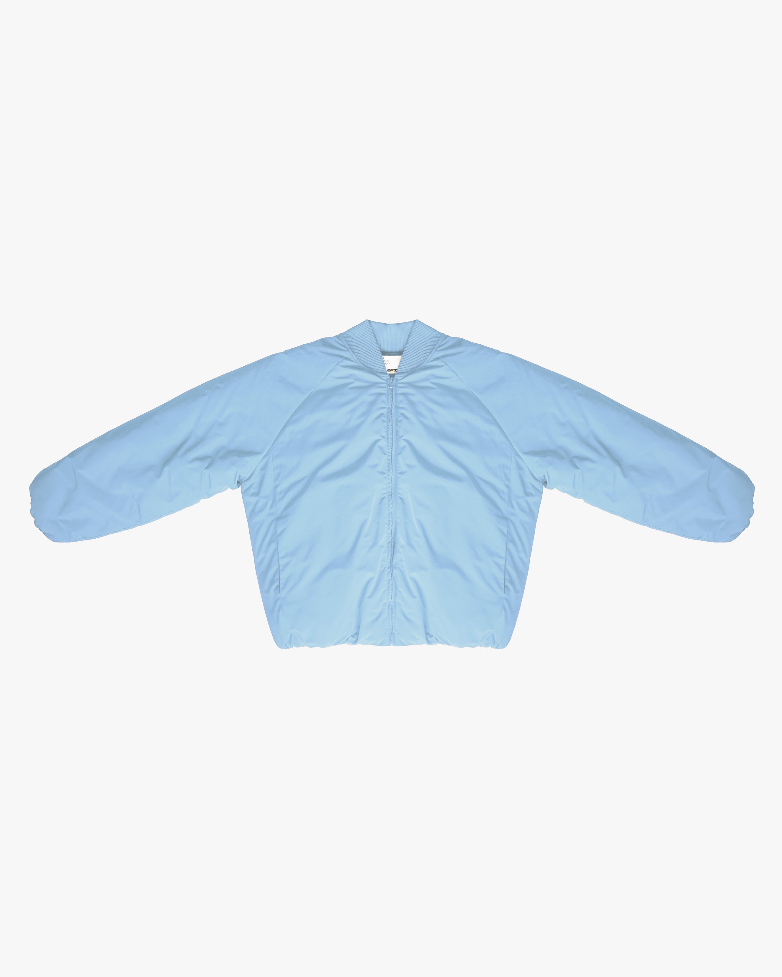 EPTM Capital Cropped Bomber - Sky Blue EPTM Capital Cropped Bomber - Sky Blue