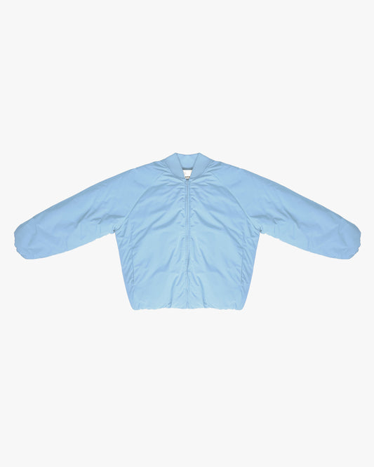 EPTM Capital Cropped Bomber - Sky Blue