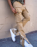 EPTM Snap Cargo Denim - Khaki EPTM Snap Cargo Denim - Khaki