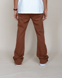 EPTM French Terry Snap Flared Pants - Brown EPTM French Terry Snap Flared Pants - Brown