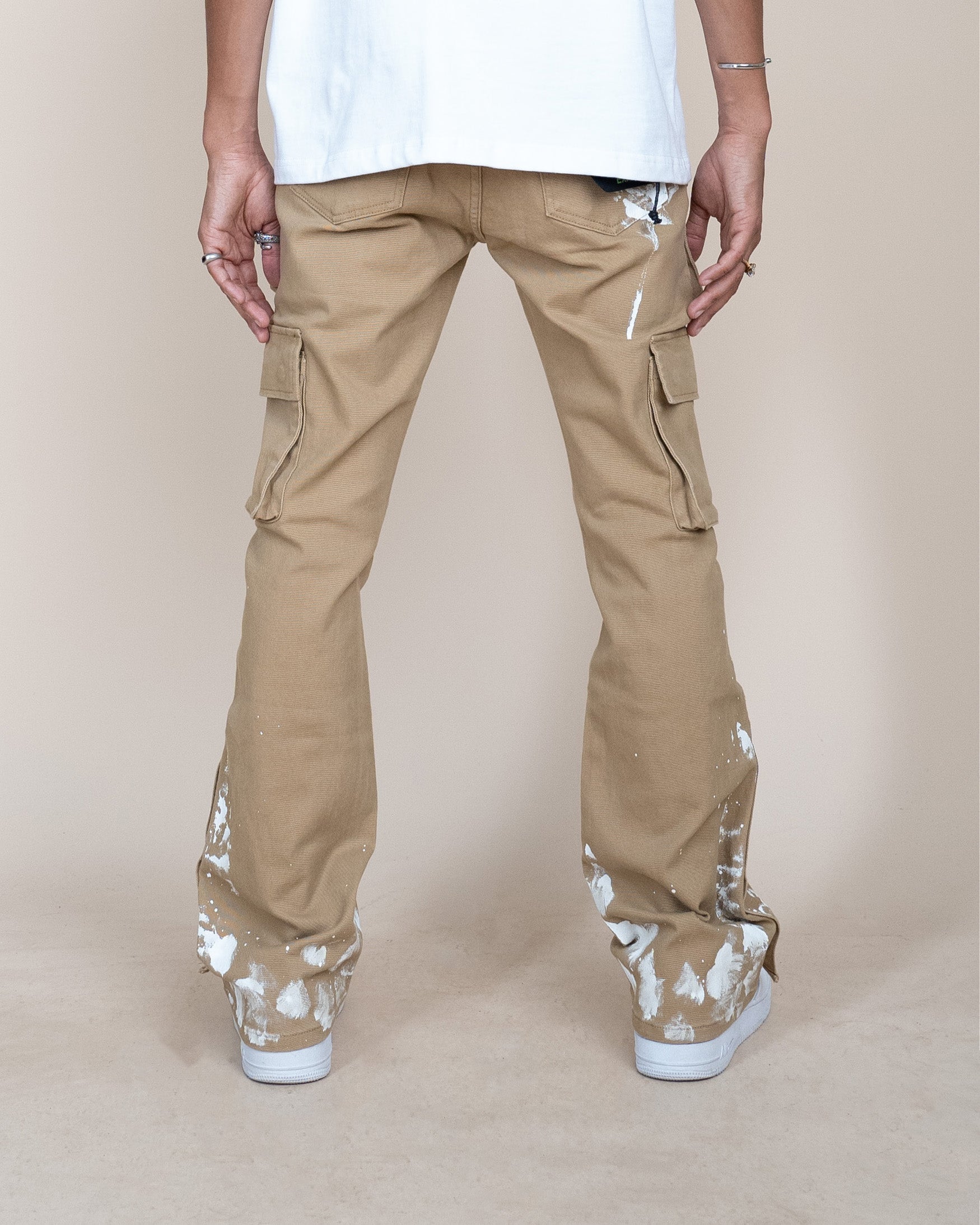 EPTM Snap Cargo Denim - Khaki EPTM Snap Cargo Denim - Khaki