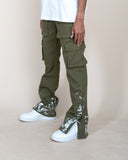 EPTM Snap Cargo Denim - Olive EPTM Snap Cargo Denim - Olive
