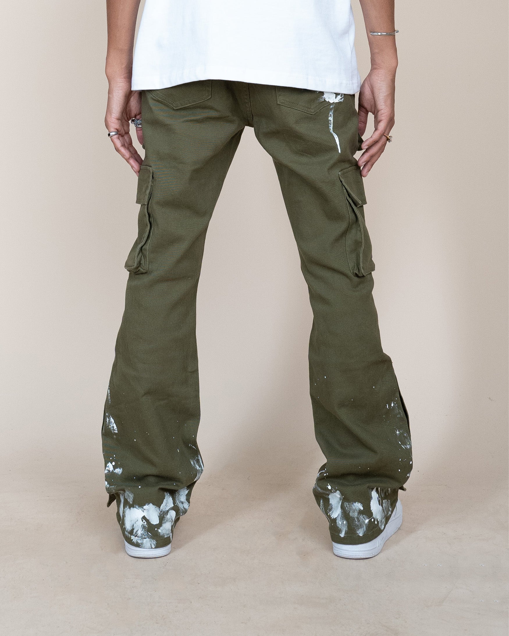 EPTM Snap Cargo Denim - Olive EPTM Snap Cargo Denim - Olive