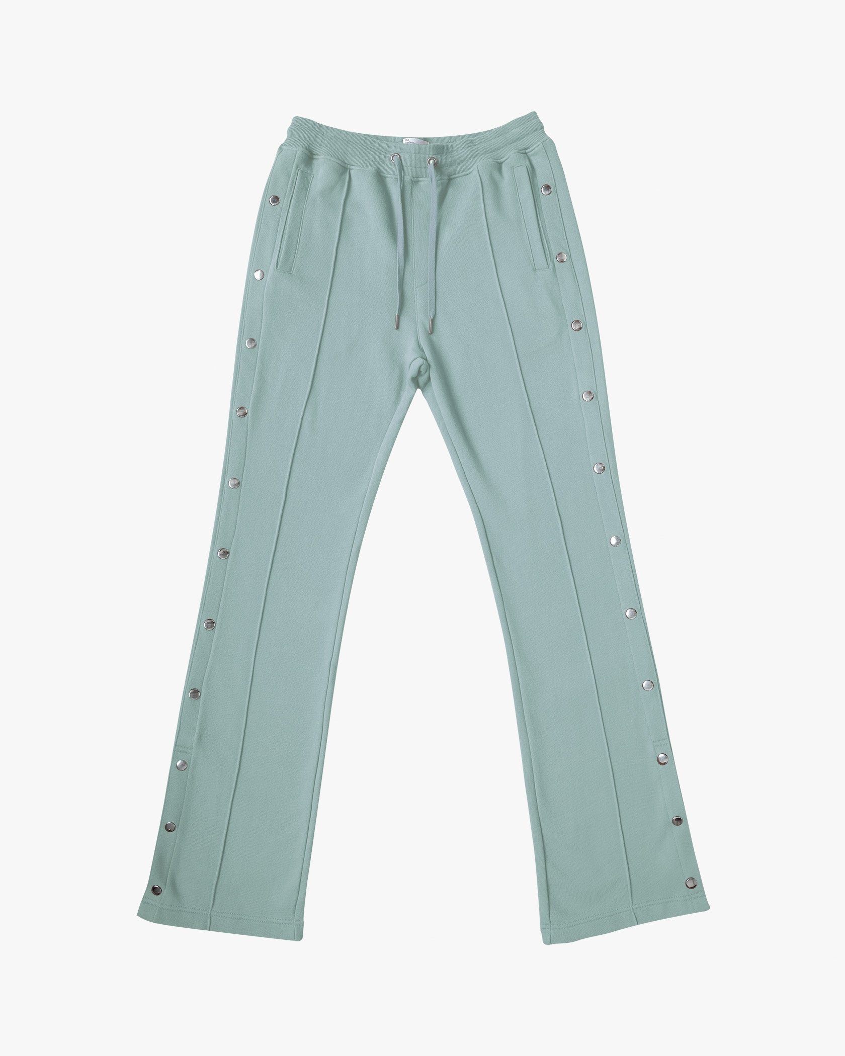 EPTM French Terry Snap Flared Pants - Sage EPTM French Terry Snap Flared Pants - Sage