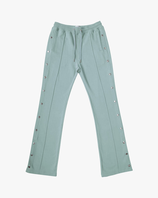 EPTM French Terry Snap Flared Pants - Sage