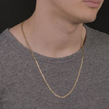 Solid Gold Curb Cuban Link Chain Solid Gold Curb Cuban Link Chain