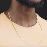 Solid Gold Curb Cuban Link Chain Solid Gold Curb Cuban Link Chain