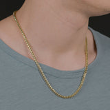 Solid Gold Curved Franco Chain Solid Gold Curved Franco Chain