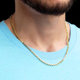 Solid Gold Cable Chain Solid Gold Cable Chain