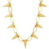 Gold Spiked Link Chain Gold Spiked Link Chain