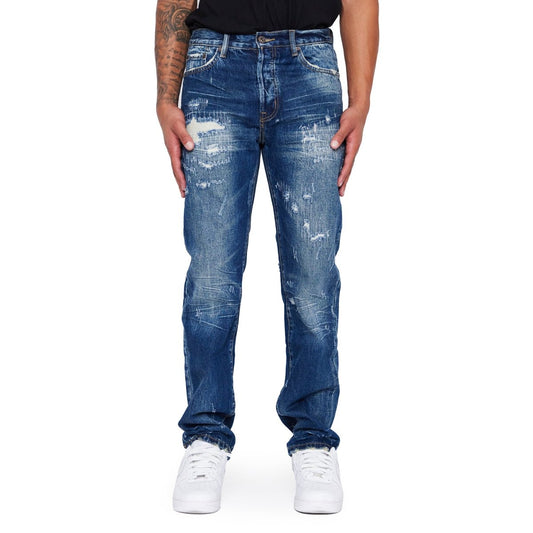 “STALLION” STRAIGHT LEG AZZURRO