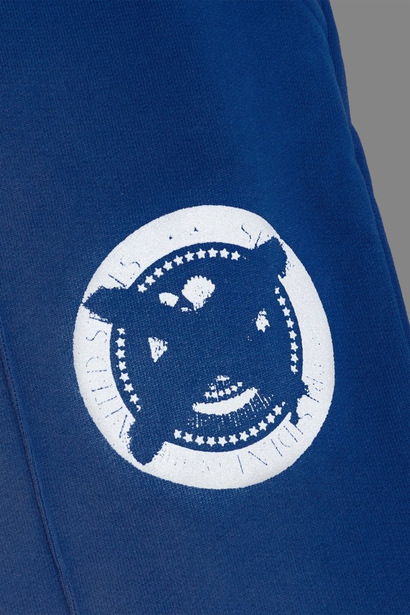 "STAMP" STRAIGHT PANT BLUE FRENCH TERRY "STAMP" STRAIGHT PANT BLUE FRENCH TERRY