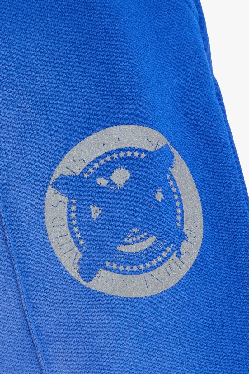 "STAMP" STRAIGHT PANT BLUE FRENCH TERRY "STAMP" STRAIGHT PANT BLUE FRENCH TERRY