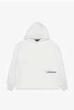 "STEEL" CROPPED HOODIE WHITE "STEEL" CROPPED HOODIE WHITE