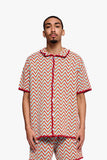 Strata Button Down Red Multi Strata Button Down Red Multi