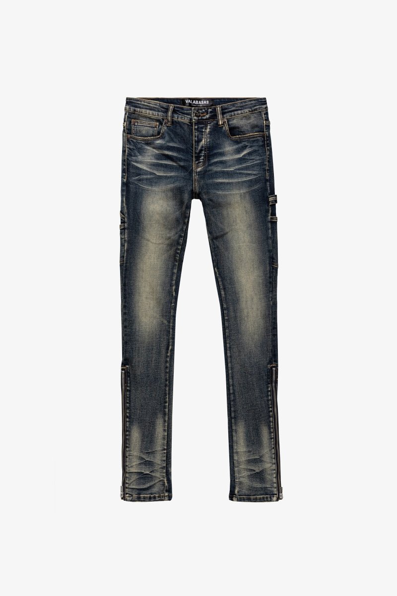 "STREAMLINE" STACKED FLARE JEAN DK VINTAGE WASHED "STREAMLINE" STACKED FLARE JEAN DK VINTAGE WASHED