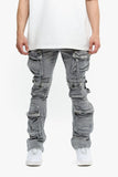 Strike Stacked Flare Jean Grey Washed Strike Stacked Flare Jean Grey Washed
