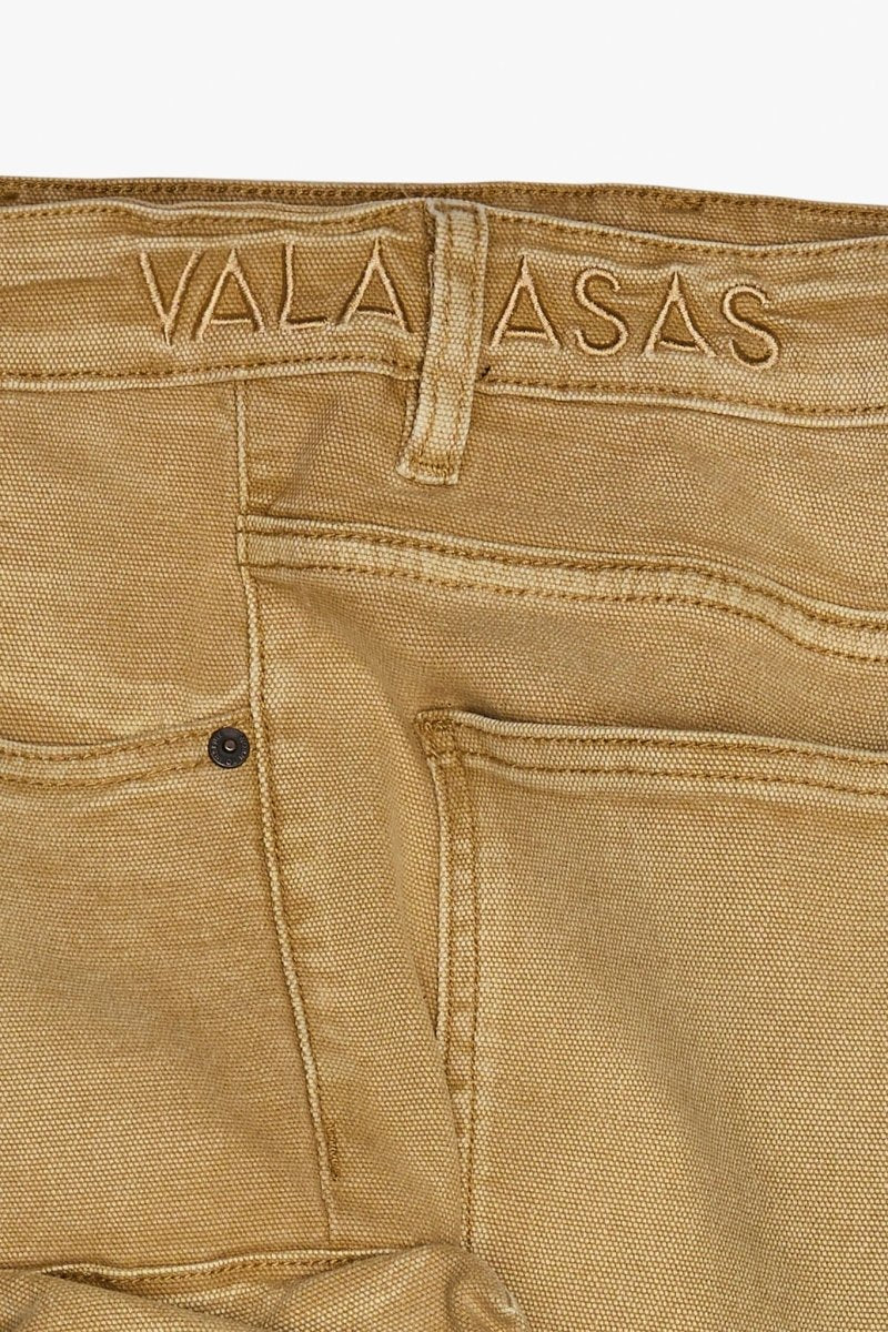 Strike Stacked Flare Jean Khaki Washed Strike Stacked Flare Jean Khaki Washed