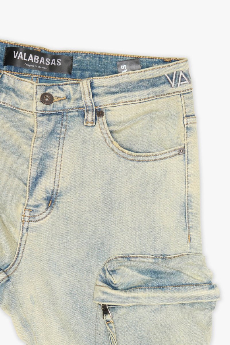 Strike Stacked Flare Jean Light Vintage Blue Strike Stacked Flare Jean Light Vintage Blue