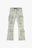 Strike Stacked Flare Jean Light Vintage Blue Strike Stacked Flare Jean Light Vintage Blue