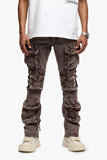 Strike Stacked Flare Jean Success Brown Wash Strike Stacked Flare Jean Success Brown Wash