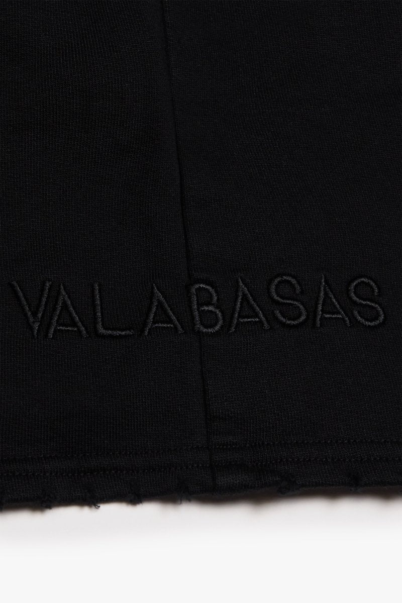 "SUAVA" FRENCH TERRY SHORTS BLACK FRENCH "SUAVA" FRENCH TERRY SHORTS BLACK FRENCH