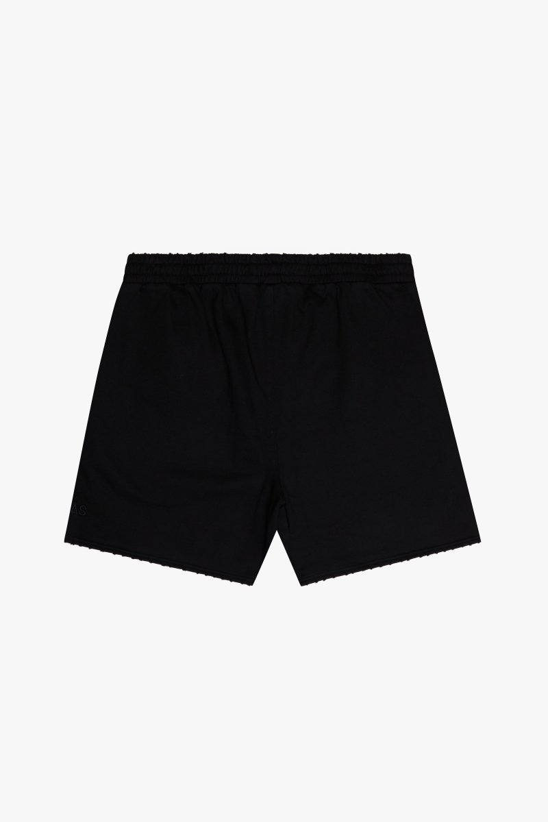 "SUAVA" FRENCH TERRY SHORTS BLACK FRENCH "SUAVA" FRENCH TERRY SHORTS BLACK FRENCH