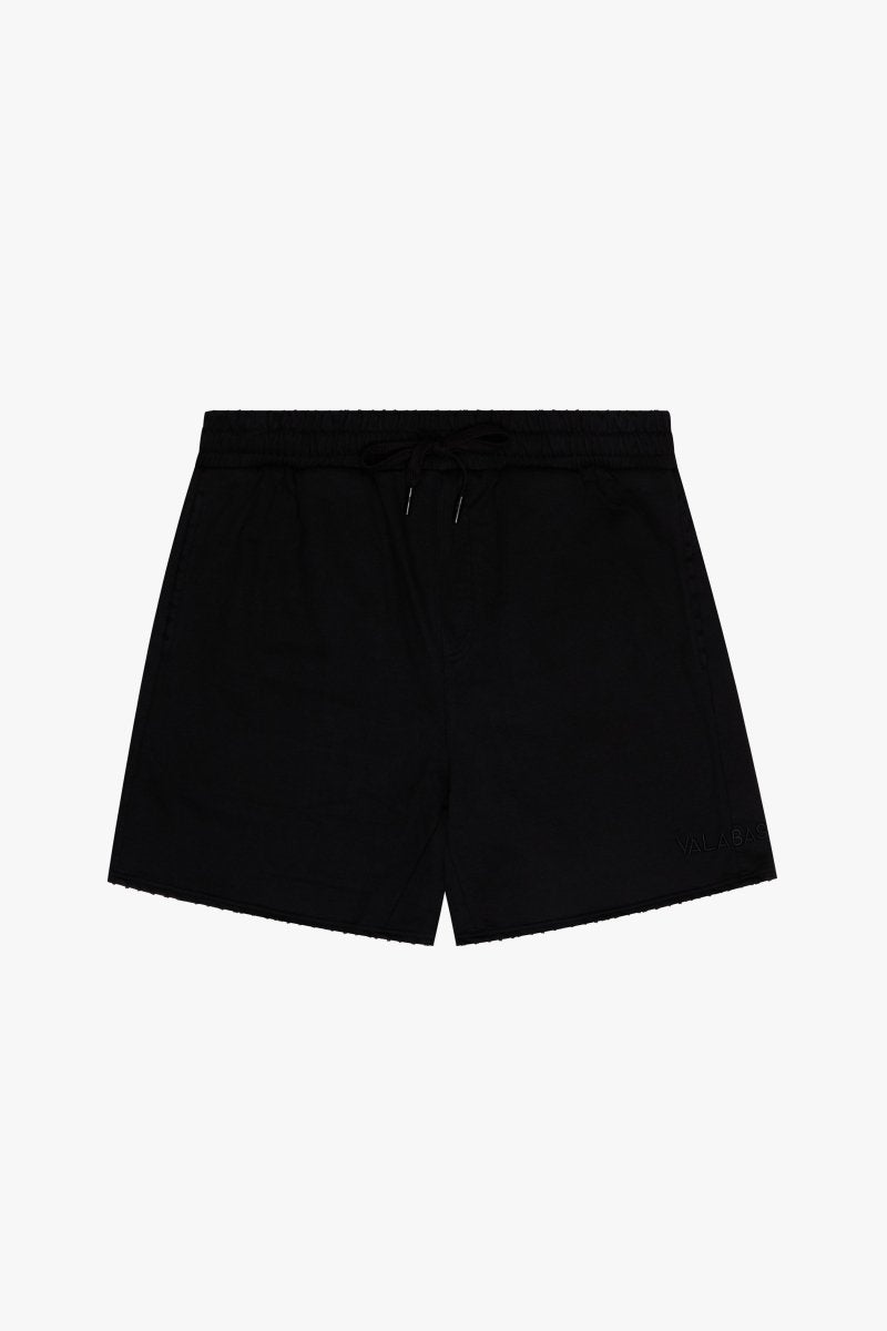 "SUAVA" FRENCH TERRY SHORTS BLACK FRENCH "SUAVA" FRENCH TERRY SHORTS BLACK FRENCH