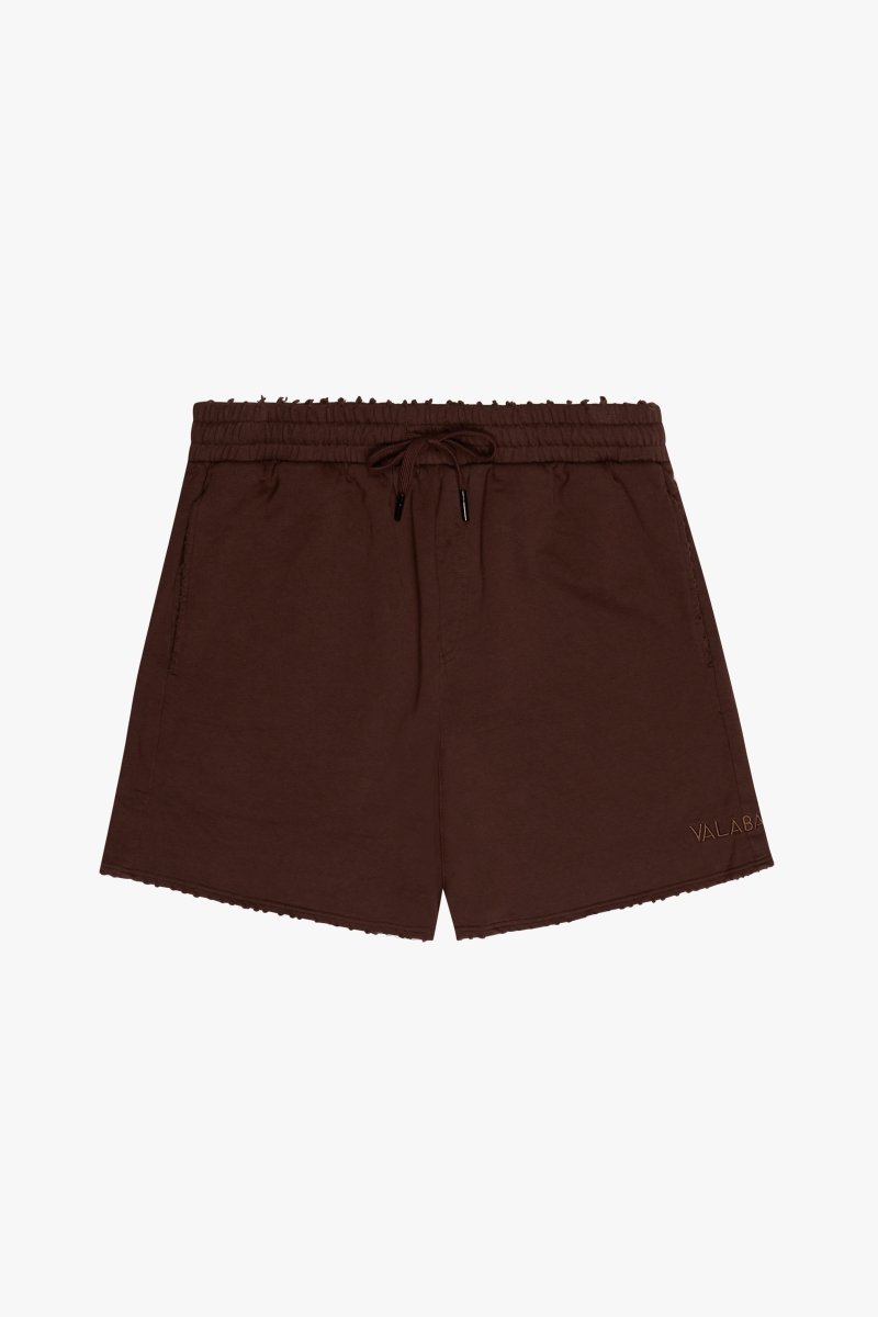 "SUAVA" FRENCH TERRY SHORTS BROWN "SUAVA" FRENCH TERRY SHORTS BROWN