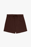 "SUAVA" FRENCH TERRY SHORTS BROWN "SUAVA" FRENCH TERRY SHORTS BROWN