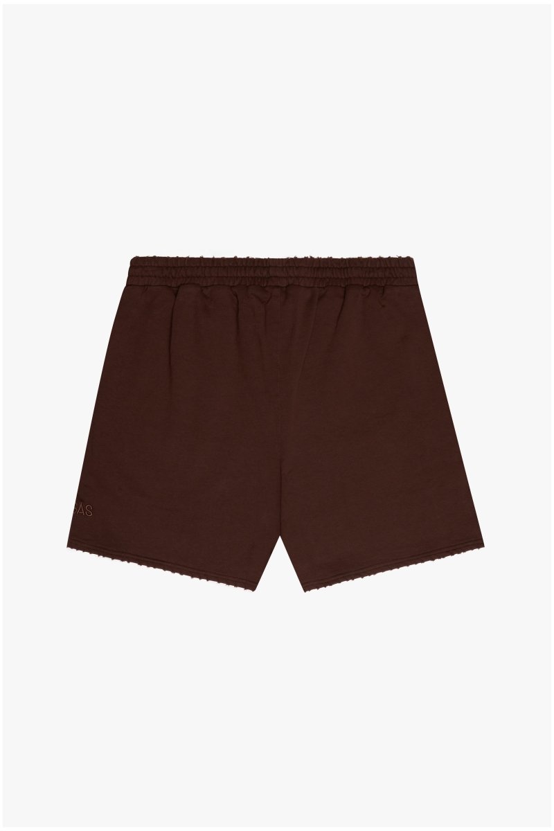"SUAVA" FRENCH TERRY SHORTS BROWN "SUAVA" FRENCH TERRY SHORTS BROWN