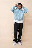 EPTM Sun Faded Cropped Zip Up Hoodie - Sky Blue EPTM Sun Faded Cropped Zip Up Hoodie - Sky Blue